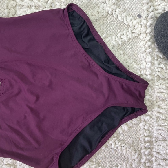 michael kors one piece swim plunging v neck - Picture 6 of 6